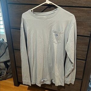 Southern Tide Light Gray Long Sleeve Tee